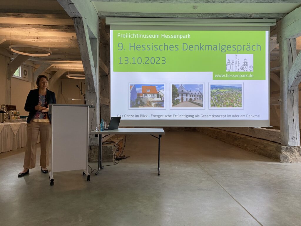 Henriette v. Preuschen spricht für das Landesamt für Denkmalpflege.